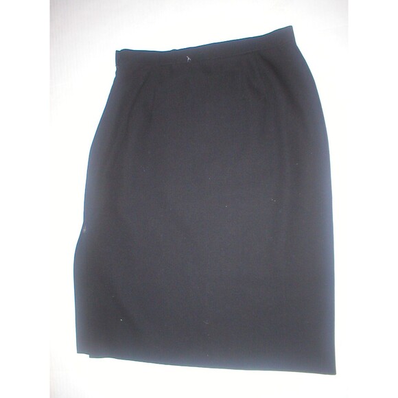 Designer New Versace Collection Pencil Skirt Womens Black 26 X 24.5 Authentic - Picture 5 of 8
